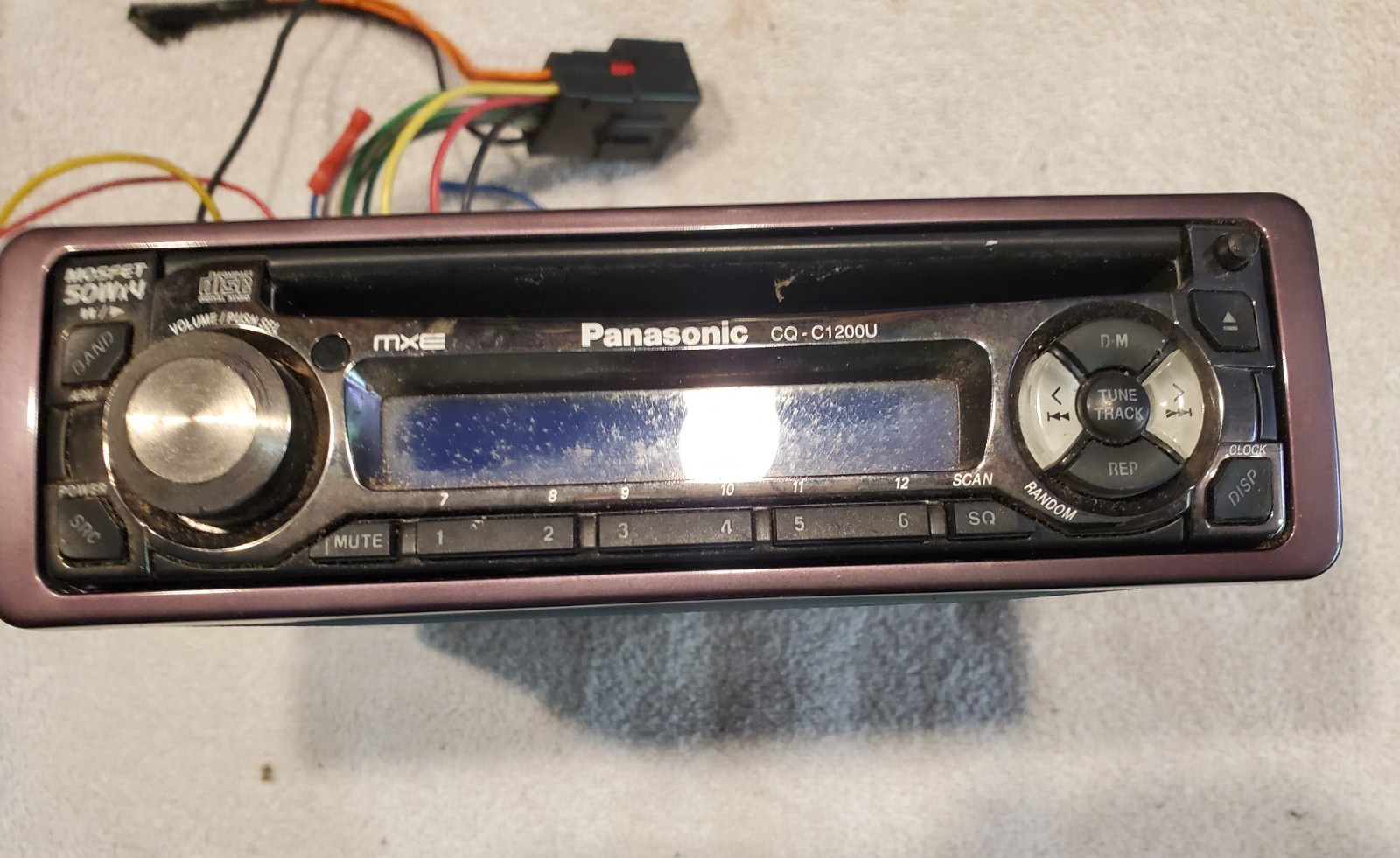 Panasonic MXE CQ-C1200U CD receiver with remote