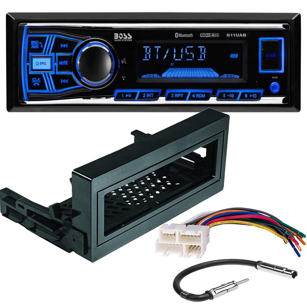 Boss 611UAB Bluetooth MP3 Car Stereo AM/FM Radio & kit for 1995- 2002 GMC Sierra