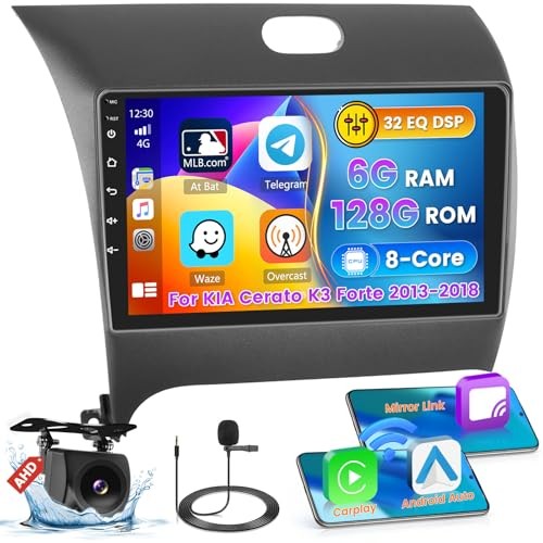[8 Core 6G+128G] for KIA Cerato K3 Forte 2013-2018 Android Radio with 6+128G