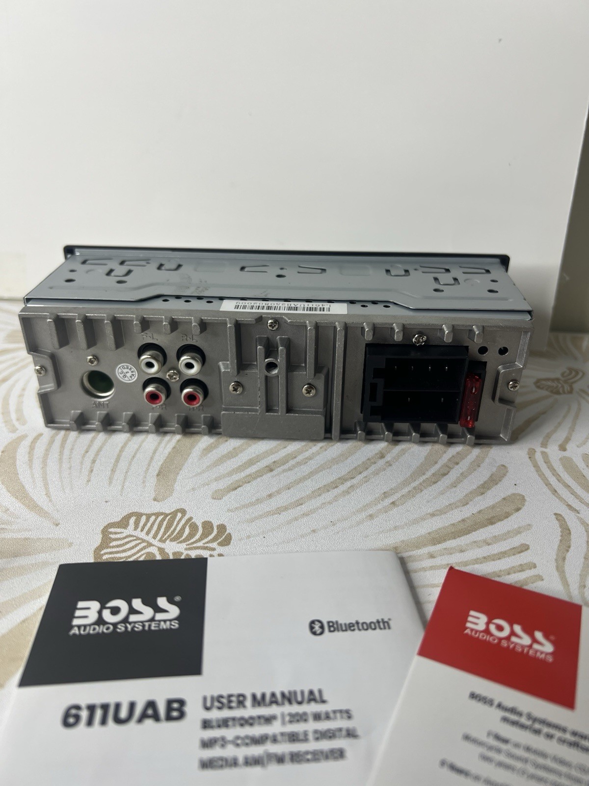 BOSS Audio Systems 611UAB Car Stereo System – Single Din, Bluetooth Black