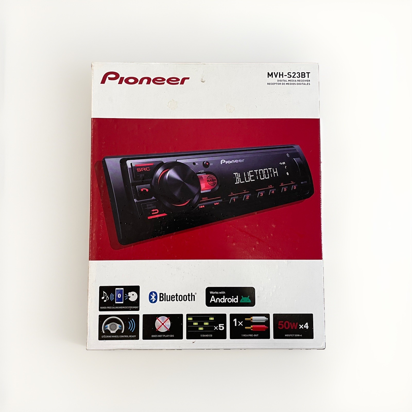 Pioneer MVH-S23BT Digital Media Receiver (No CD) Bluetooth USB