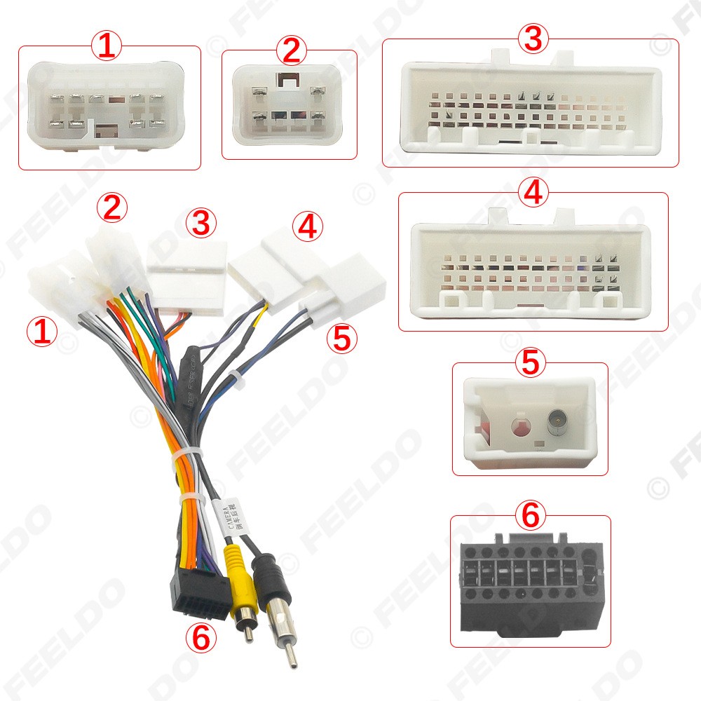 Universal modified power cable for 2017+ new Toyota models
