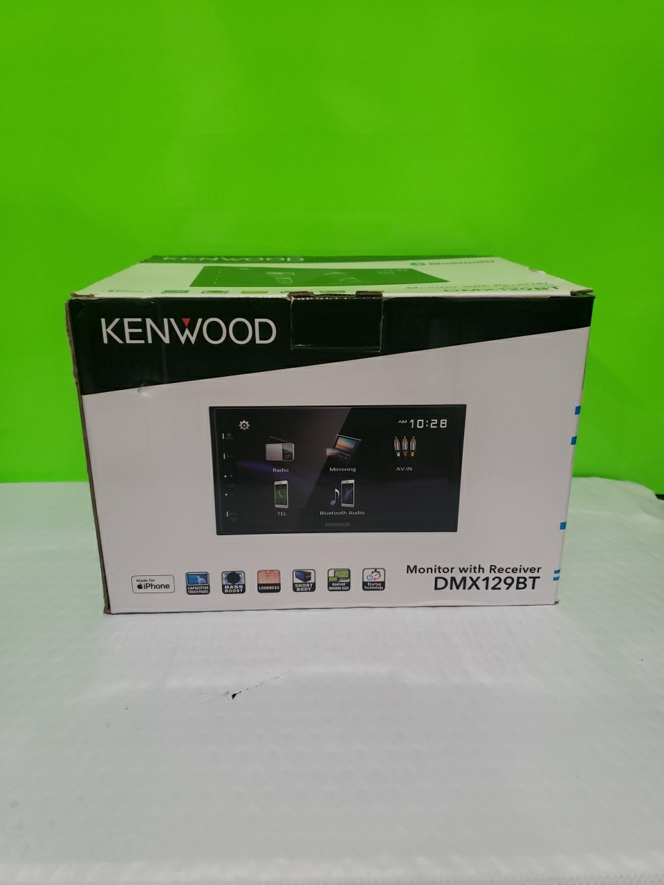 KENWOOD DMX129BT 6.8″ BLUETOOTH DIGITAL MEDIA (DM) BLACK – BLK SILVER Open Box