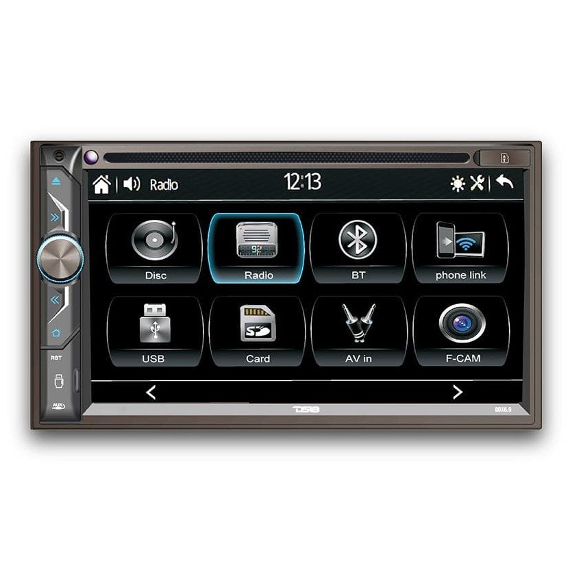 DS18 6.9″ Touchscreen Double DIN Bluetooth DVD USB AUX AM FM Mirror Link DDX6.9