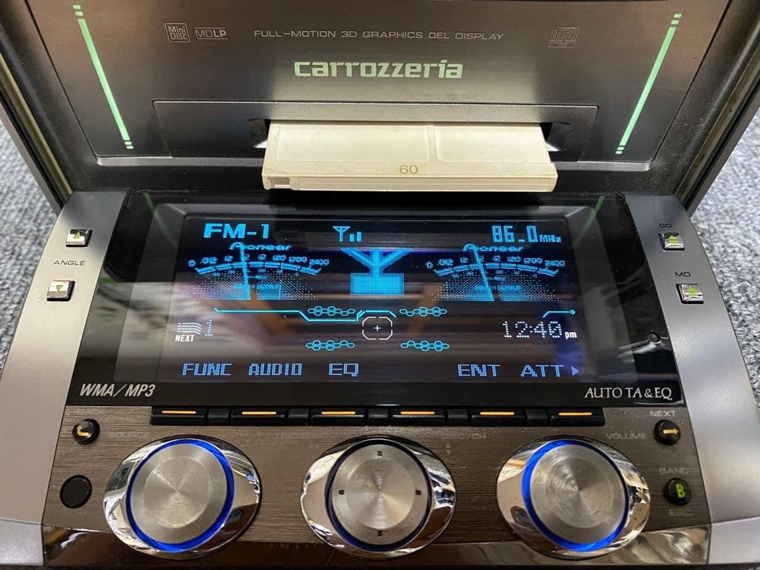Pioneer Carrozzeria FH-P009MD 2DIN CD MD Car Stereo Bluetooth JDM Audio Japan