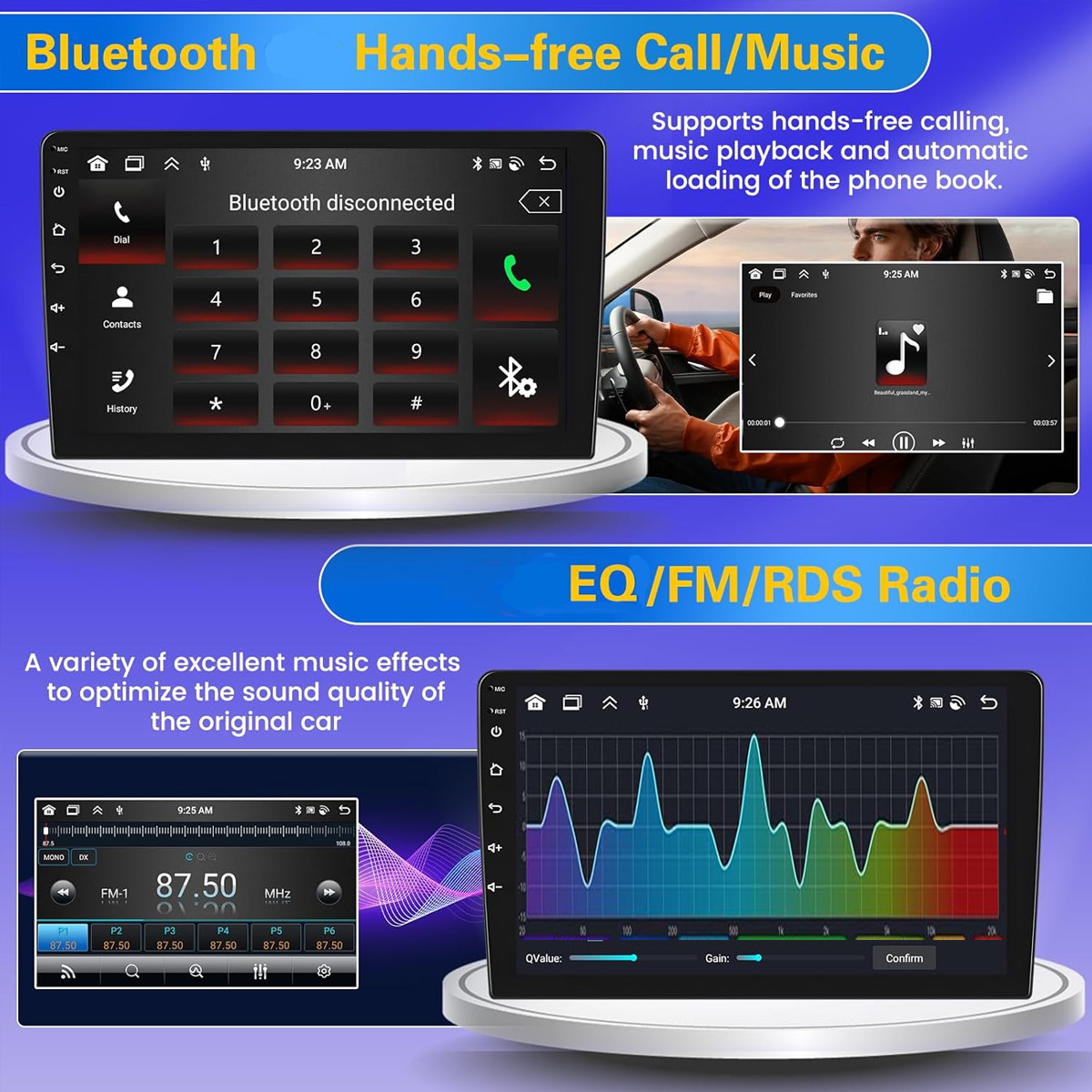 For Chevrolet Camaro 2010-2015 Android 13 CarPlay Car Stereo GPS Navi Radio