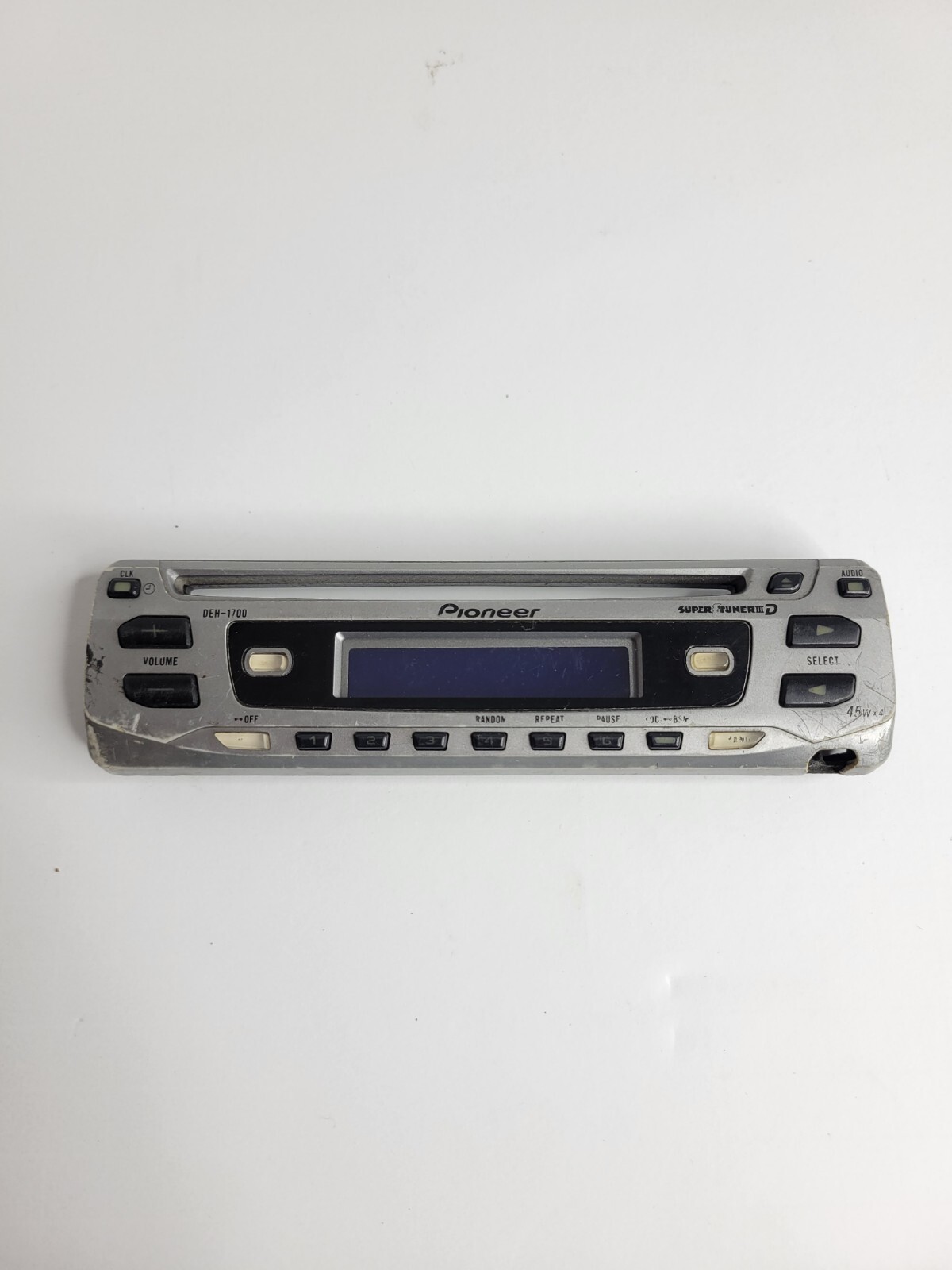 Pioneer DEH-1700 AM/FM CD Car Stereo Faceplate Only (See Photos)