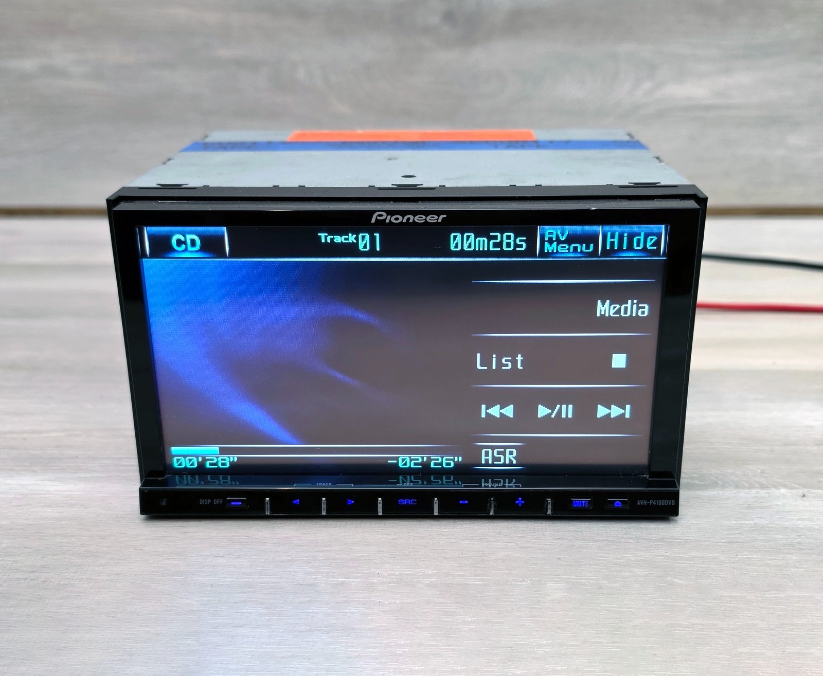 PIONEER AVH-P4100DVD CAR STEREO TOUCHSCREEN DVD CD FM RADIO RECEIVER BLUETOOTH