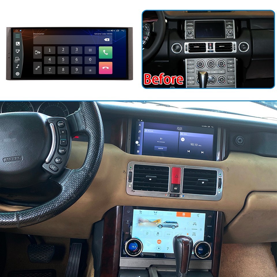For Range Rover Vouge L322 V8 10.33″ Carplay Screen Android Car Radio Stereo GPS
