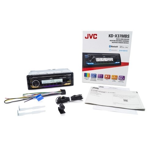 JVC KD-X37MBS Car & Marine Digital Media Receiver w/ Bluetooth USB SiriusXM