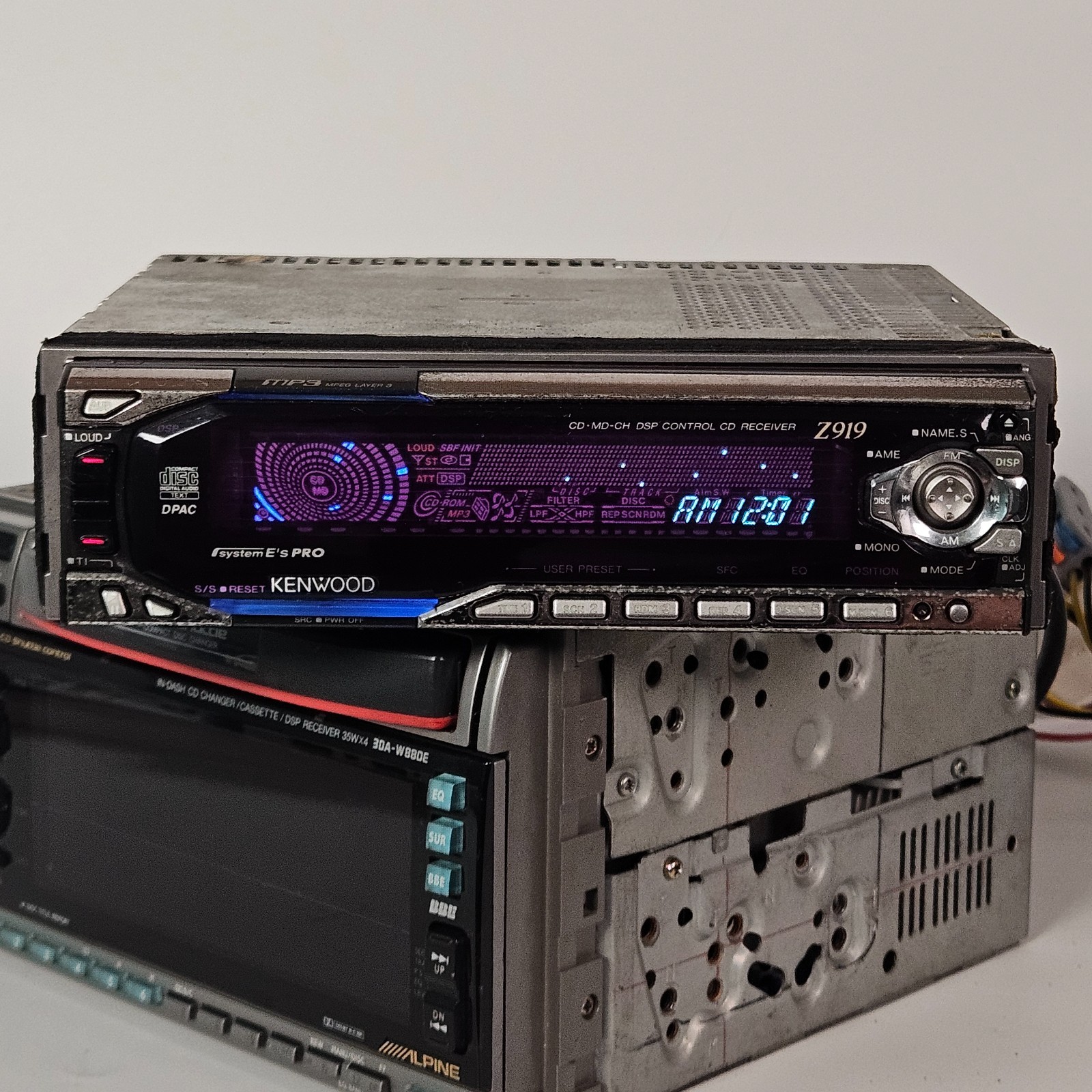 Kenwood Z919 System E’s Pro CD Receiver DSP Equalizer JDM Vintage Car Audio