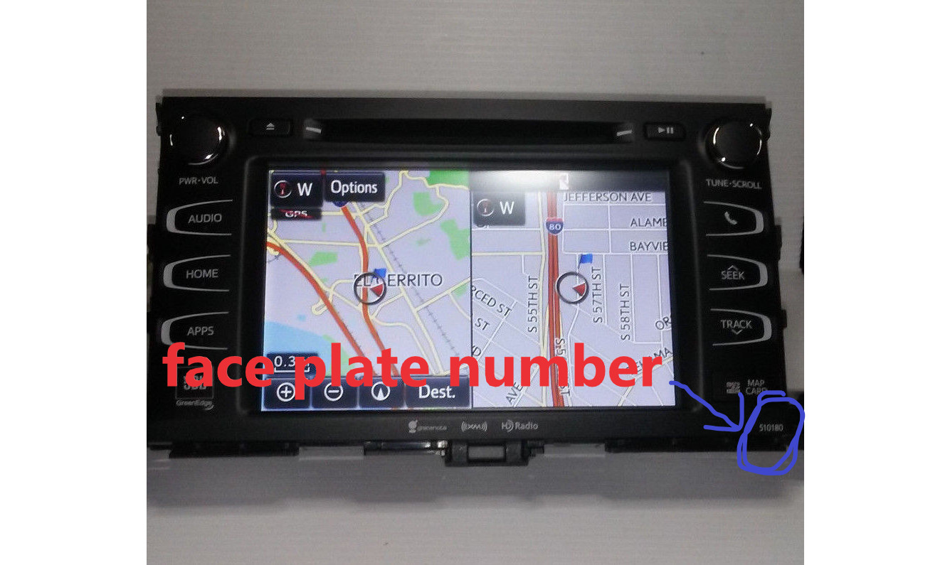 TOYOTA RADIO Digitizer display TOUCH SCREEN GLASS PAD Panel Navigation OR NO GPS