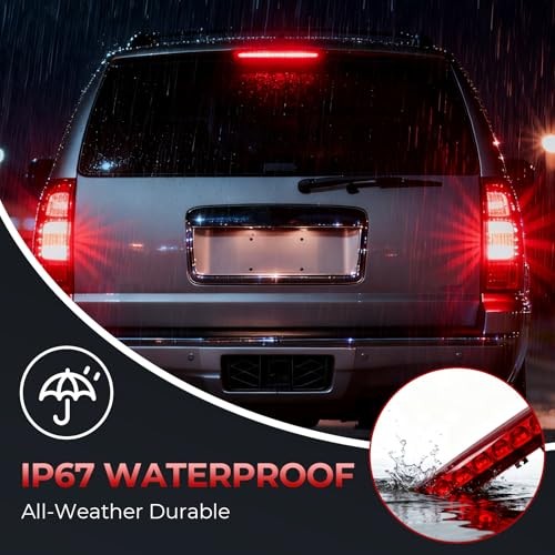Replacement LED Third High Mount Brake Light with Cargo Light Red Color