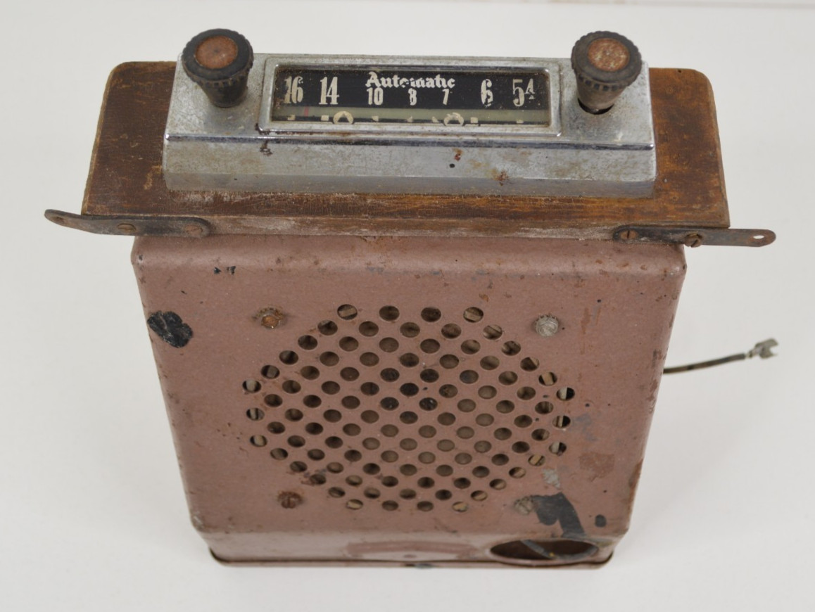 Vintage Automatic Brand AM Car Radio Vacuum Tube 1950s 1960s UNTESTED
