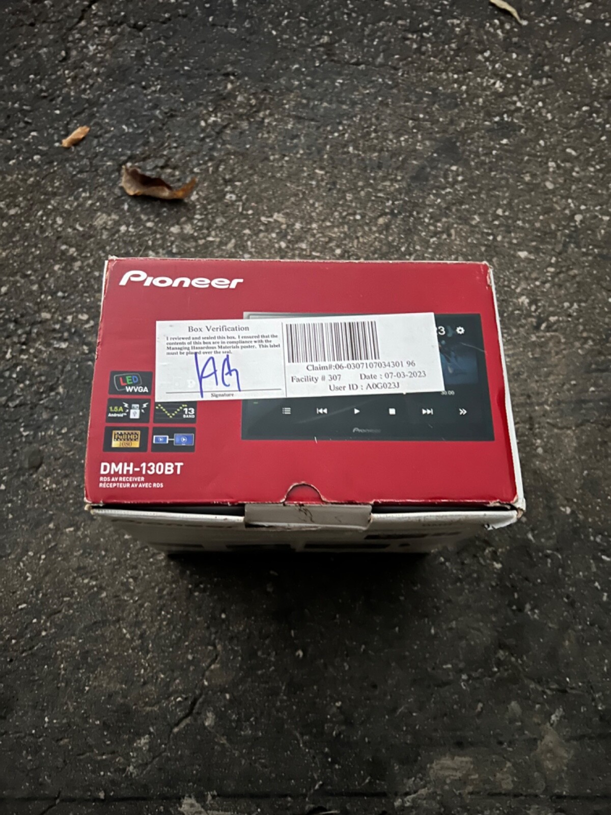 Pioneer DMH-130BT 6.8 inch Digital Media Receiver – Black