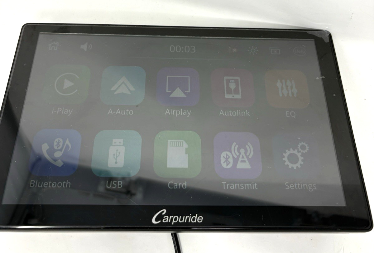 Carpuride W901 Wireless 9″ Wireless Apple Android Carplay Screen NO MOUNT