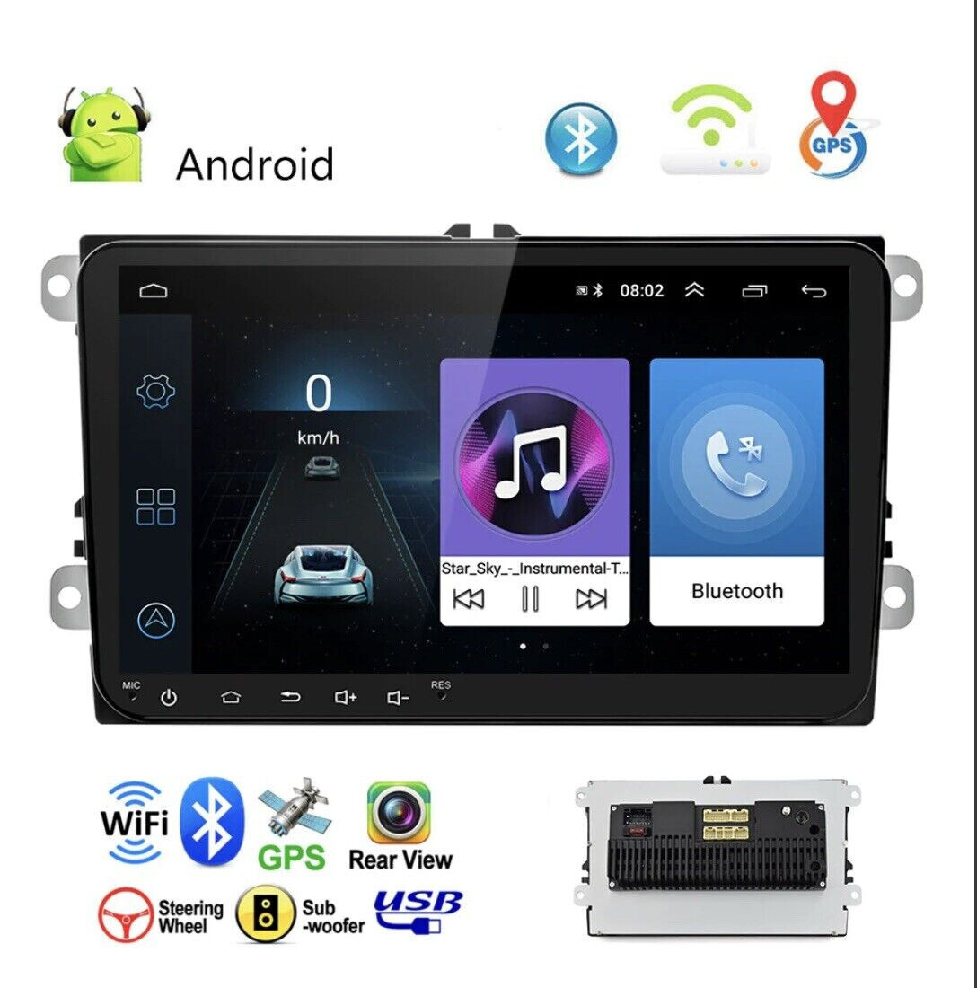 Android 9″ Car Stereo GPS Bluetooth FM Radio N3000KT NEW OPEN Box