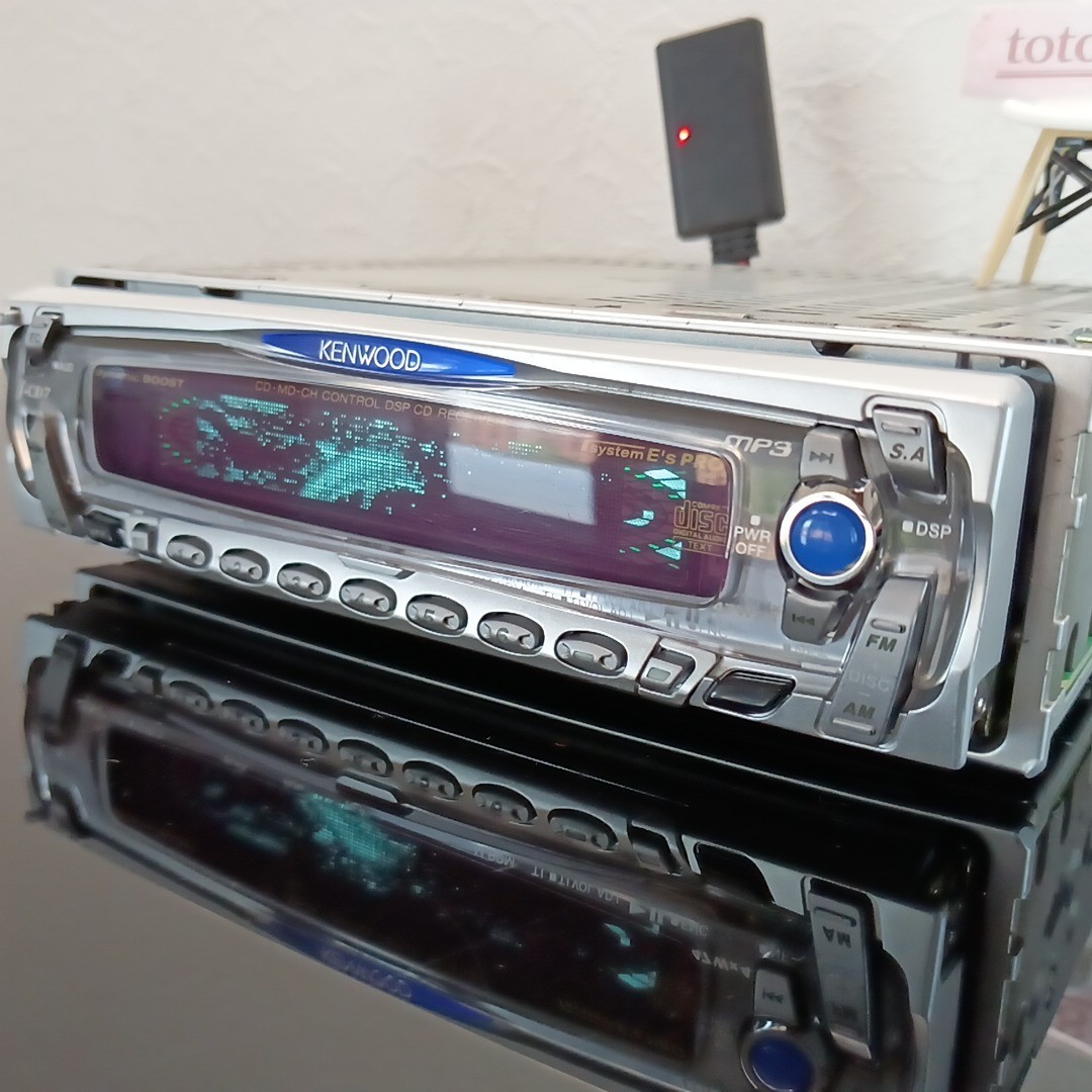 Kenwood F-CD7 1DIN CD Car Audio FM Tuner DSP EQ Bluetooth JDM Ships 1 Day