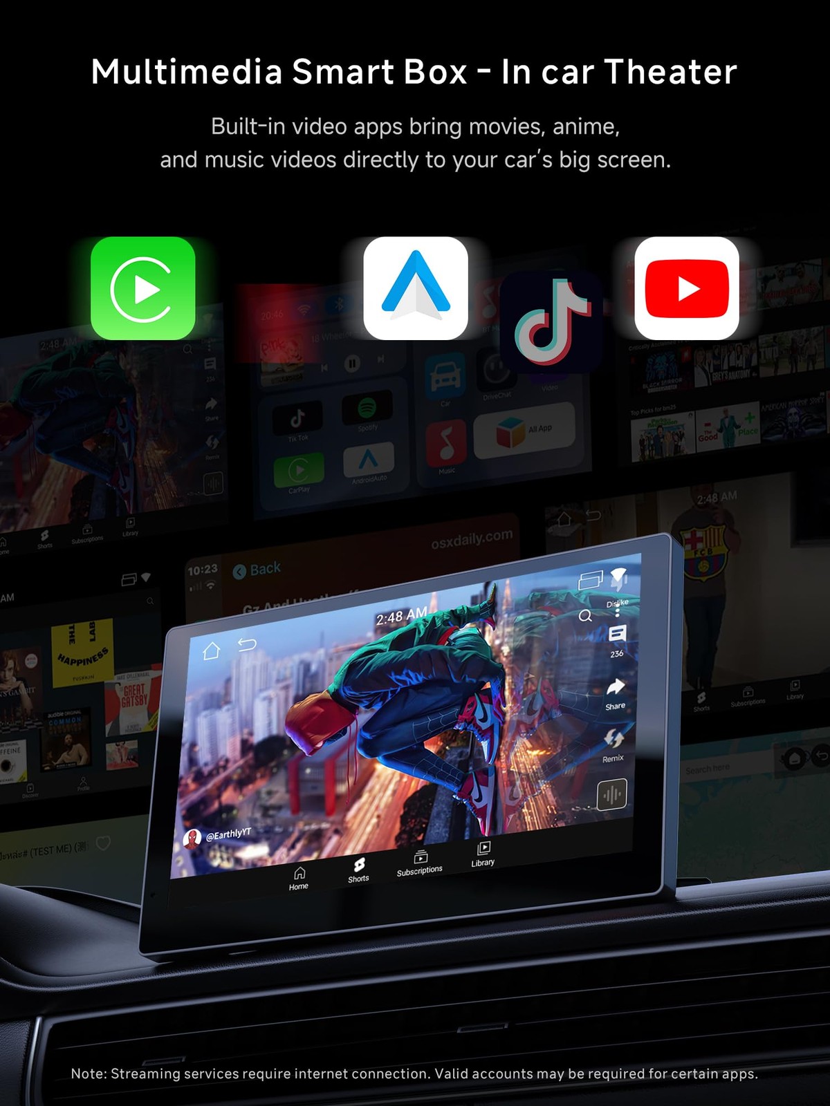 Wireless CarPlay&Android Auto Adapter Magic AI Box 4GB+32GB | Dual-WiFi
