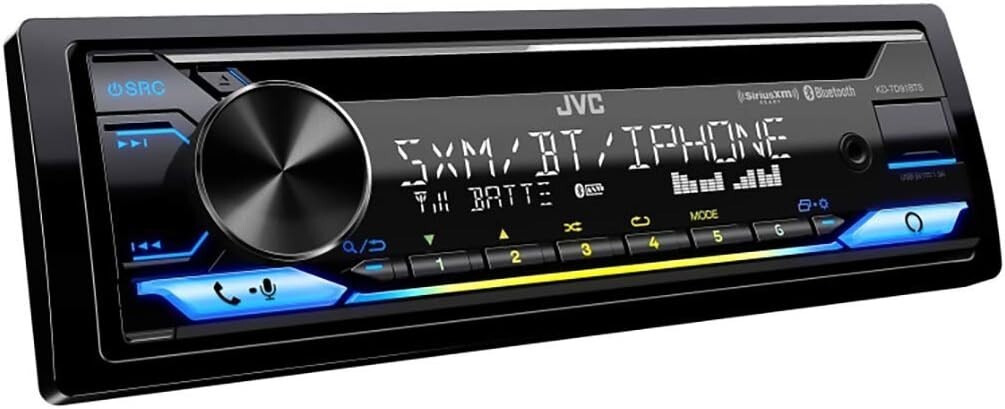 JVC KD-TD91BTS CD receiver with AM/FM RDS Tuner Built in Bluetooth & Alexa