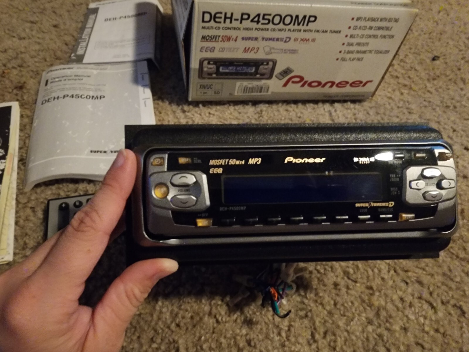 PIONEER DEH-P4500MP CAR STEREO “CLASSIC” STILL IN ORIGINAL BOX