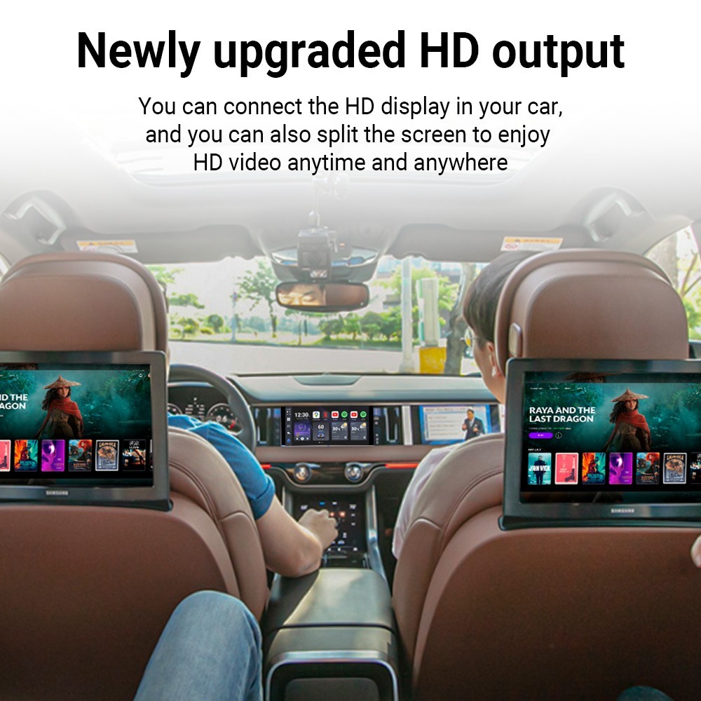 Ottocast P3 CarPlay AI Box Wireless CarPlay Android Auto Video Adapter HDMI 128G