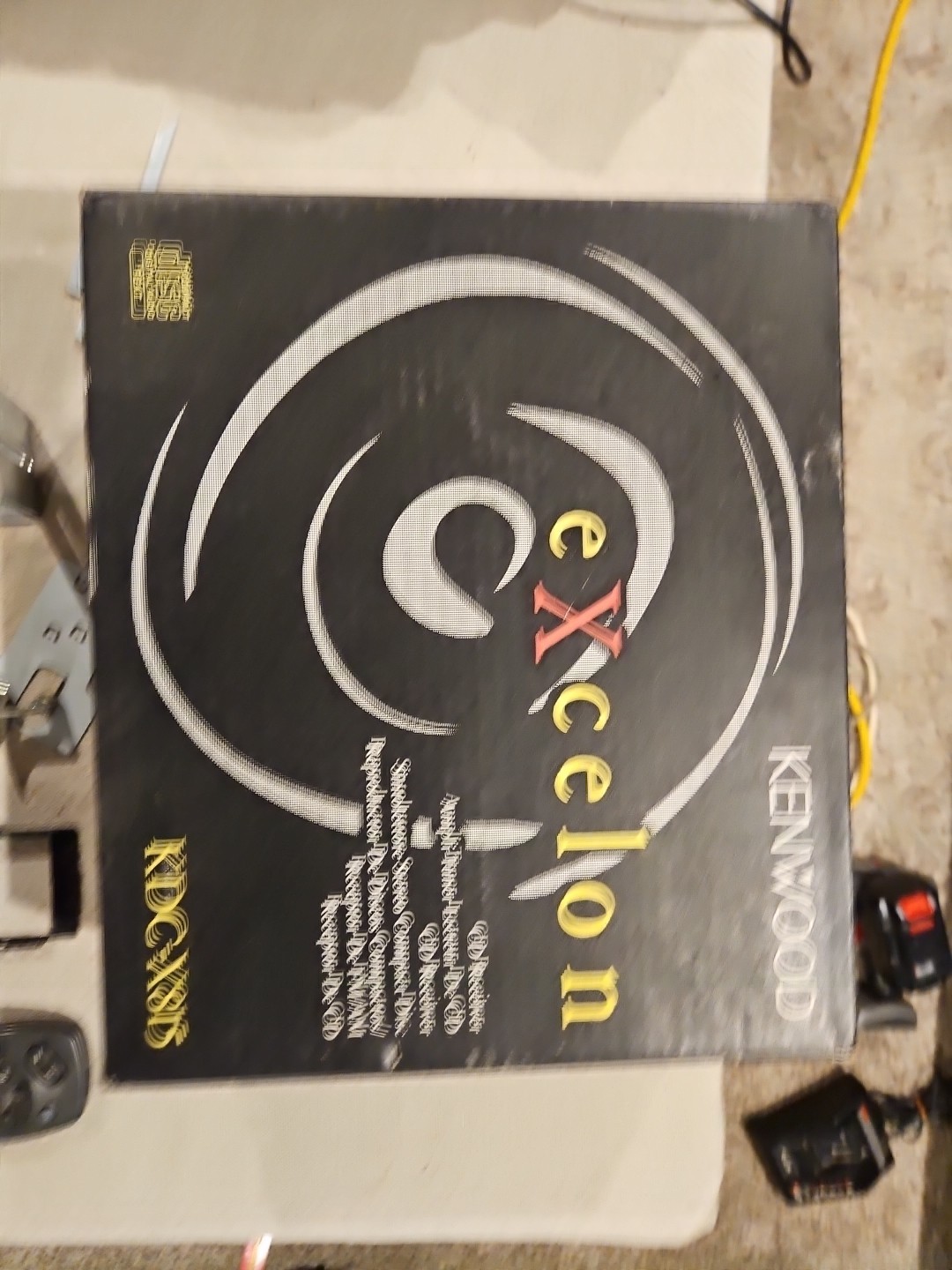 Kenwood KDCX815 OEM Box And RC-520 Remote Control And Manual And Brackets