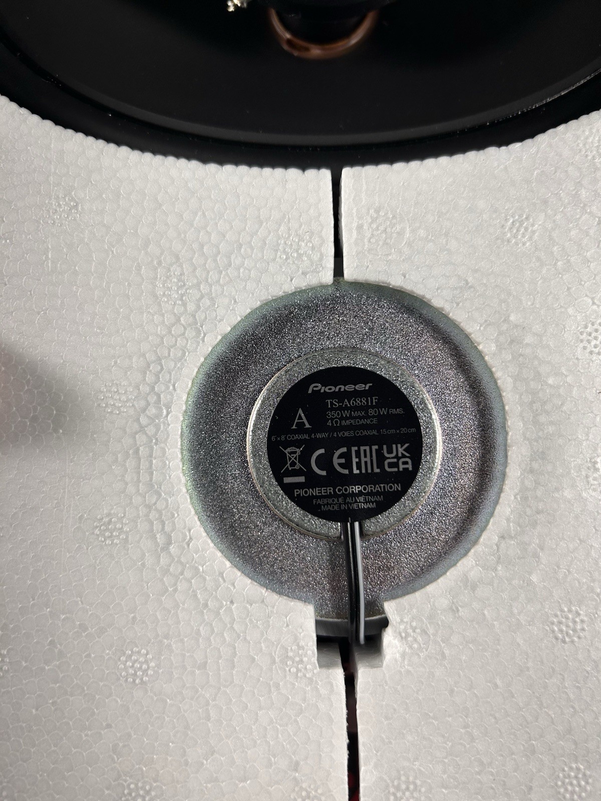 Pioneer TS-A6881F 350 Watt 6″ x 8″ 4-Way Coaxial Car Audio Speaker 6×8″ 5″ x 7″
