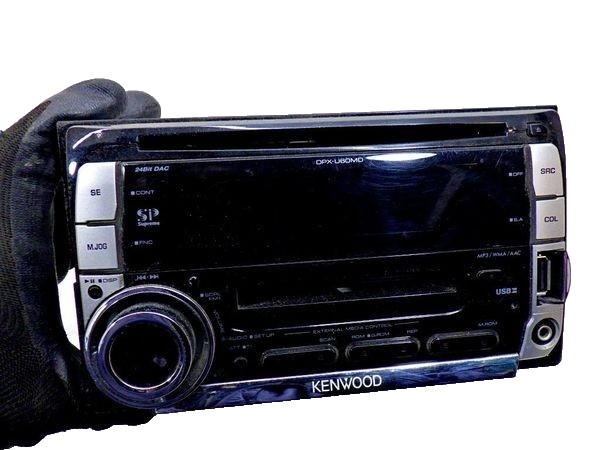JDM Kenwood DPX-U60MD 2DIN CD MD Player USB MP3 Retro Car Audio Tested
