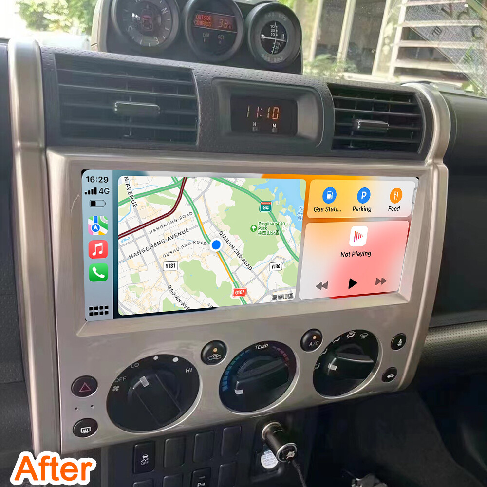 12.3Inch Car Stereo Radio For Toyota FJ Land Cruiser 2006-2022 GPS Carplay Navi