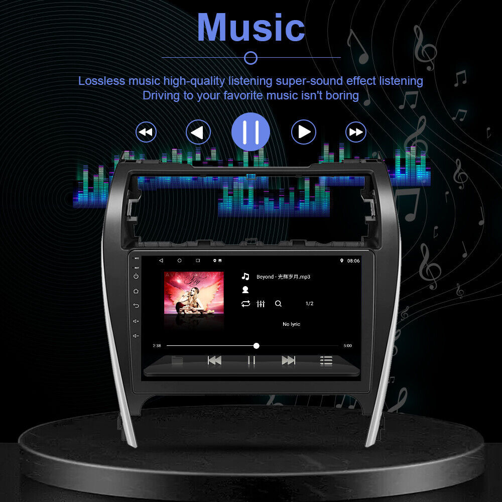 Support JBL For 2012-2014 Toyota Camry Radio Car Carplay Android GPS Navigation