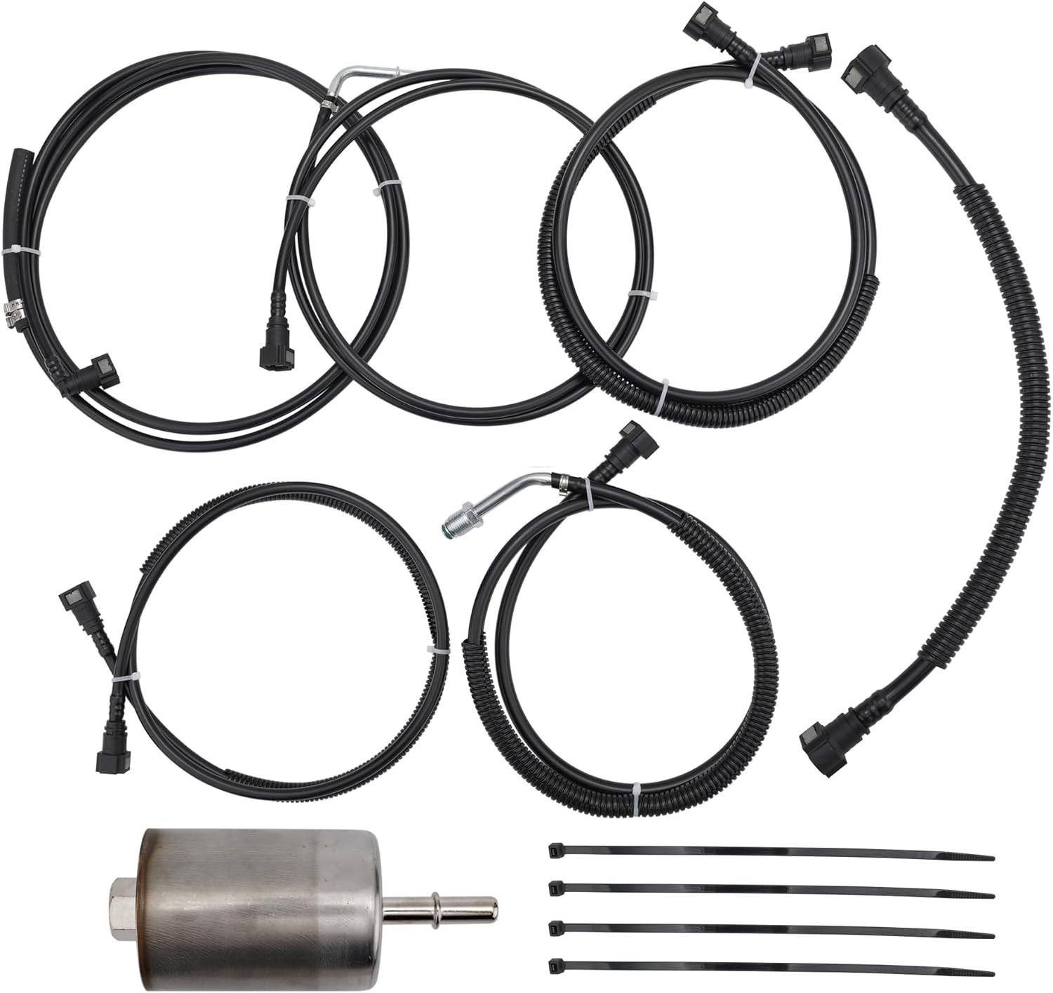 FL-FG0810 Fuel Lines Kit Nylon Compatible with GMC Yukon 2002-2004, Fit for