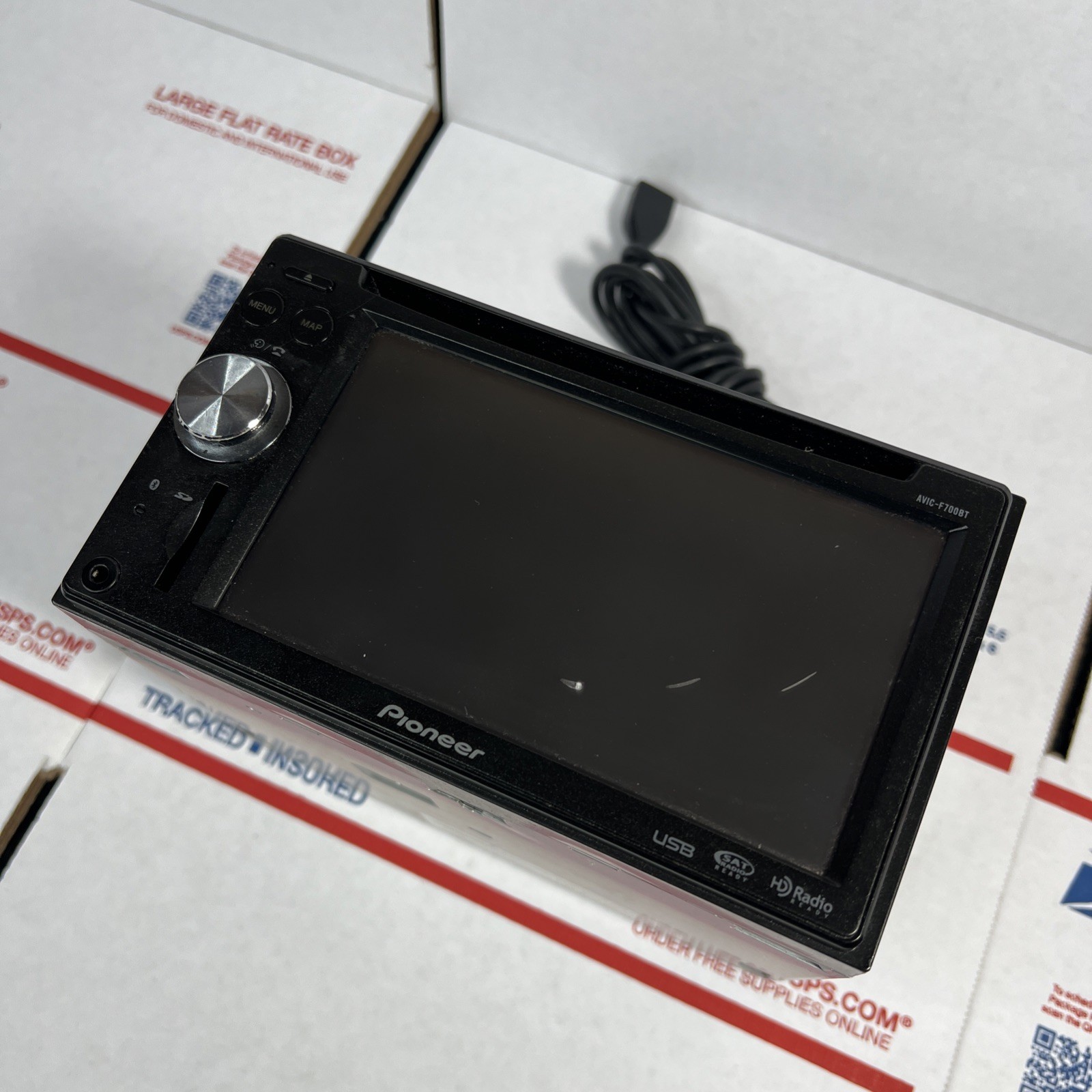 Pioneer Avic-f700bt 6.8″ Touchscreen Double Din Receiver Stereo *AS IS -UNTESTED