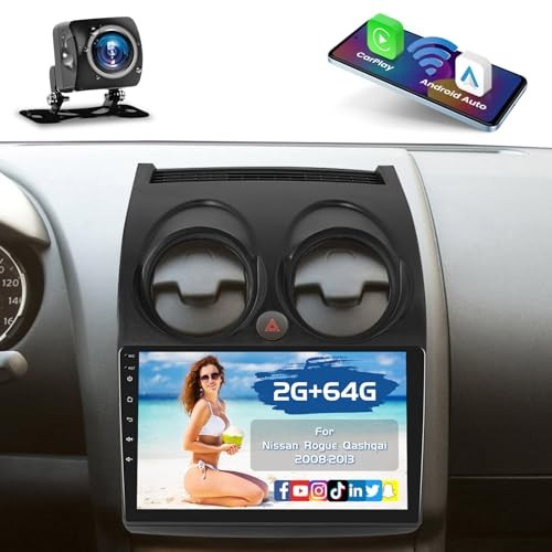 2G 64G Radio for Nissan Rogue Qashqai 2008 2GB+64GB (08-13 For Rogue/Qashqai)