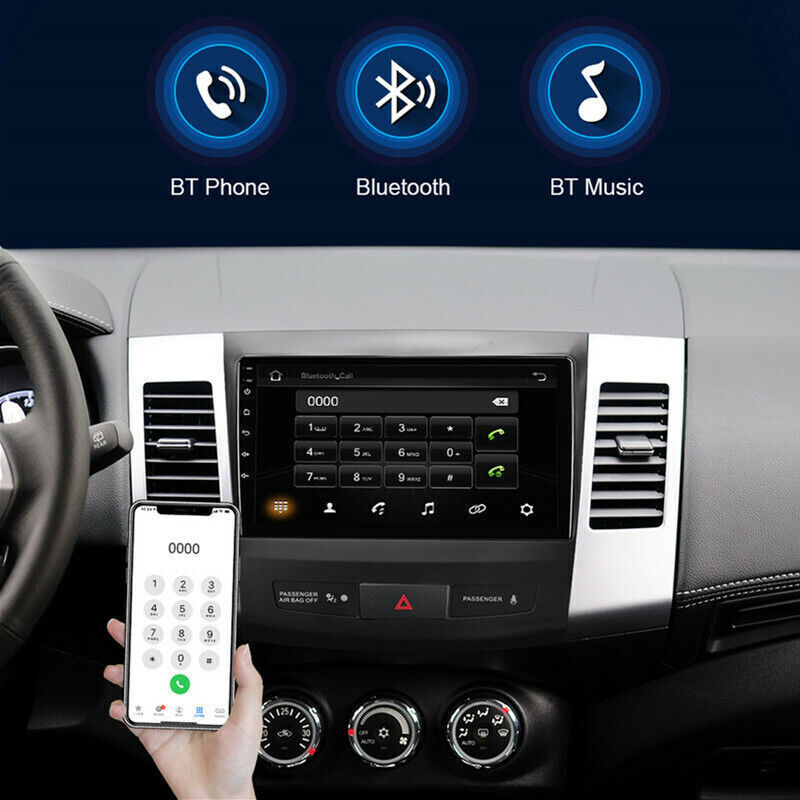 64GB Android 14 Carplay Car Radio GPS Stereo For Mitsubishi Outlander 2006-2012