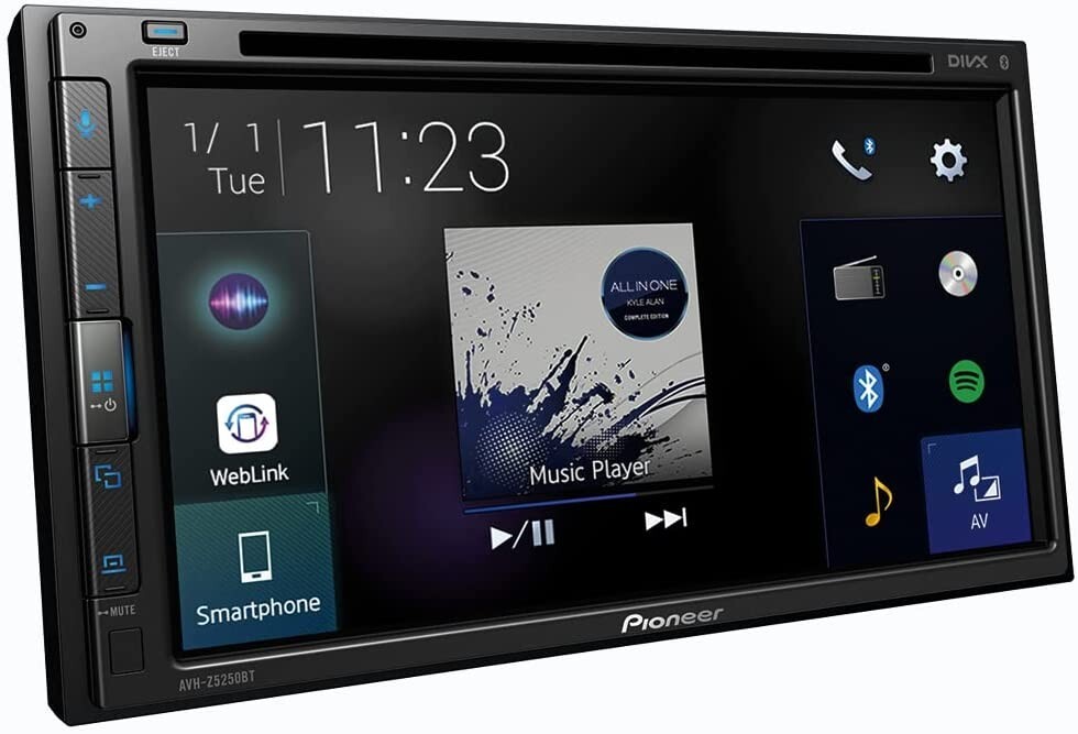 PIONEER AVH-Z5250BT in-Dash Double Din,DVD Multimedia AV Receiver / 6.8″ 