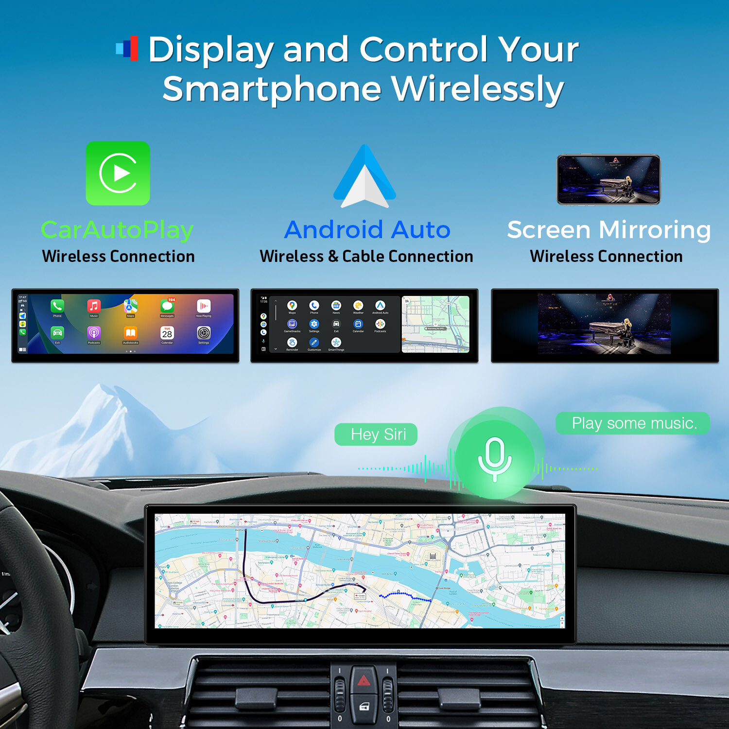 Android 14 System Upgrade 14.9″ for BMW E60 E61 5 Series CCC Radio Stereo 8+128G