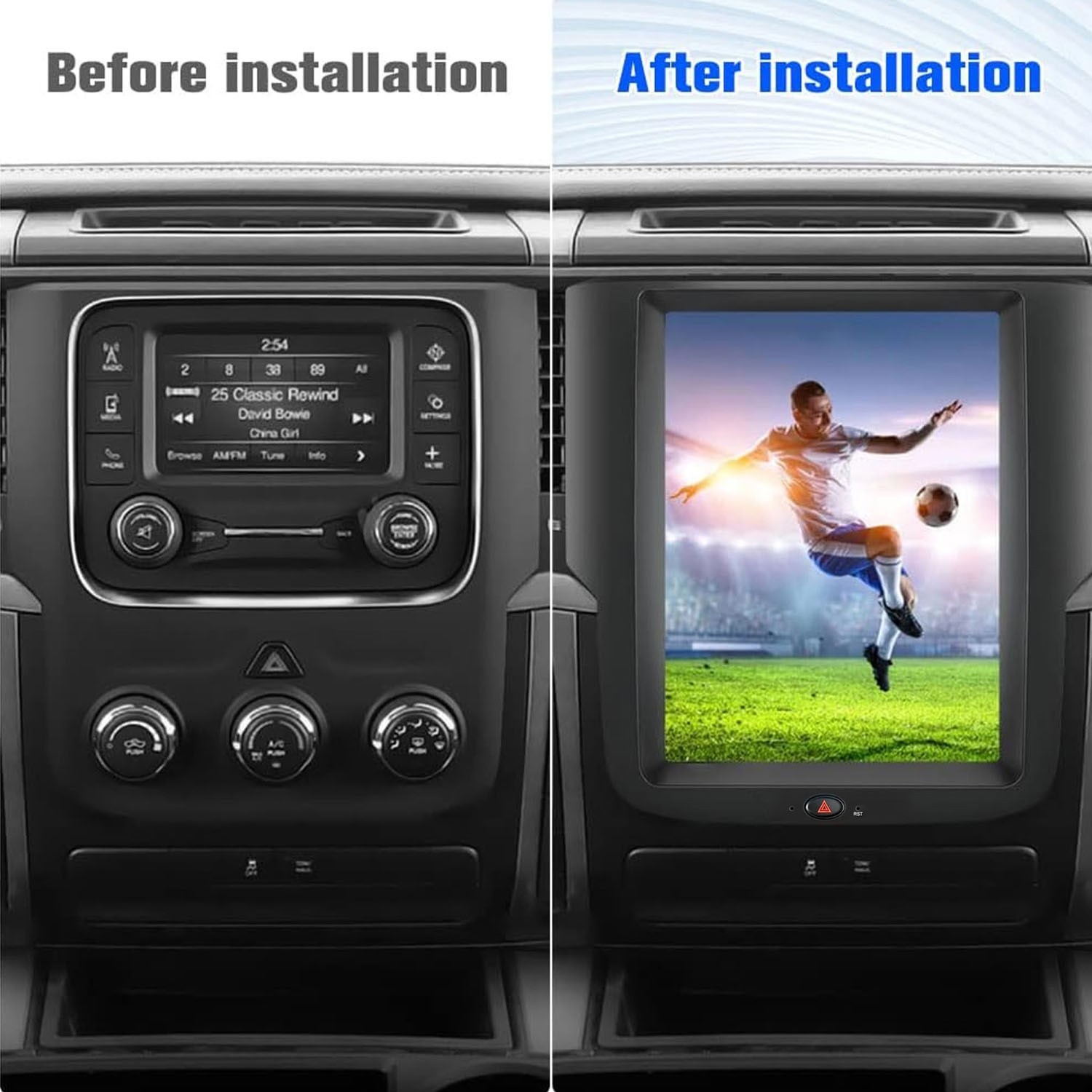 10.4″Radio Estereo De Pantalla Para Dodge Ram 1500 2500 3500 2013-2018 Coche GPS