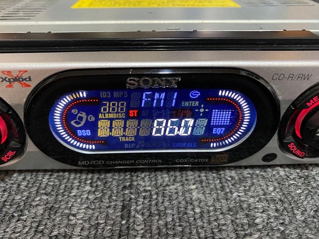 SONY Xplod CDX-C470X 1DIN Car Audio CD Player Tested Working Very Good Condition