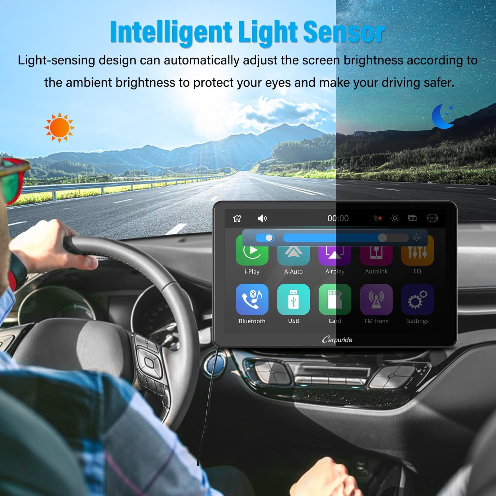 Carpuride 10.1″ Wireless CarPlay Android Auto IPS Touch Screen Stereo 2024