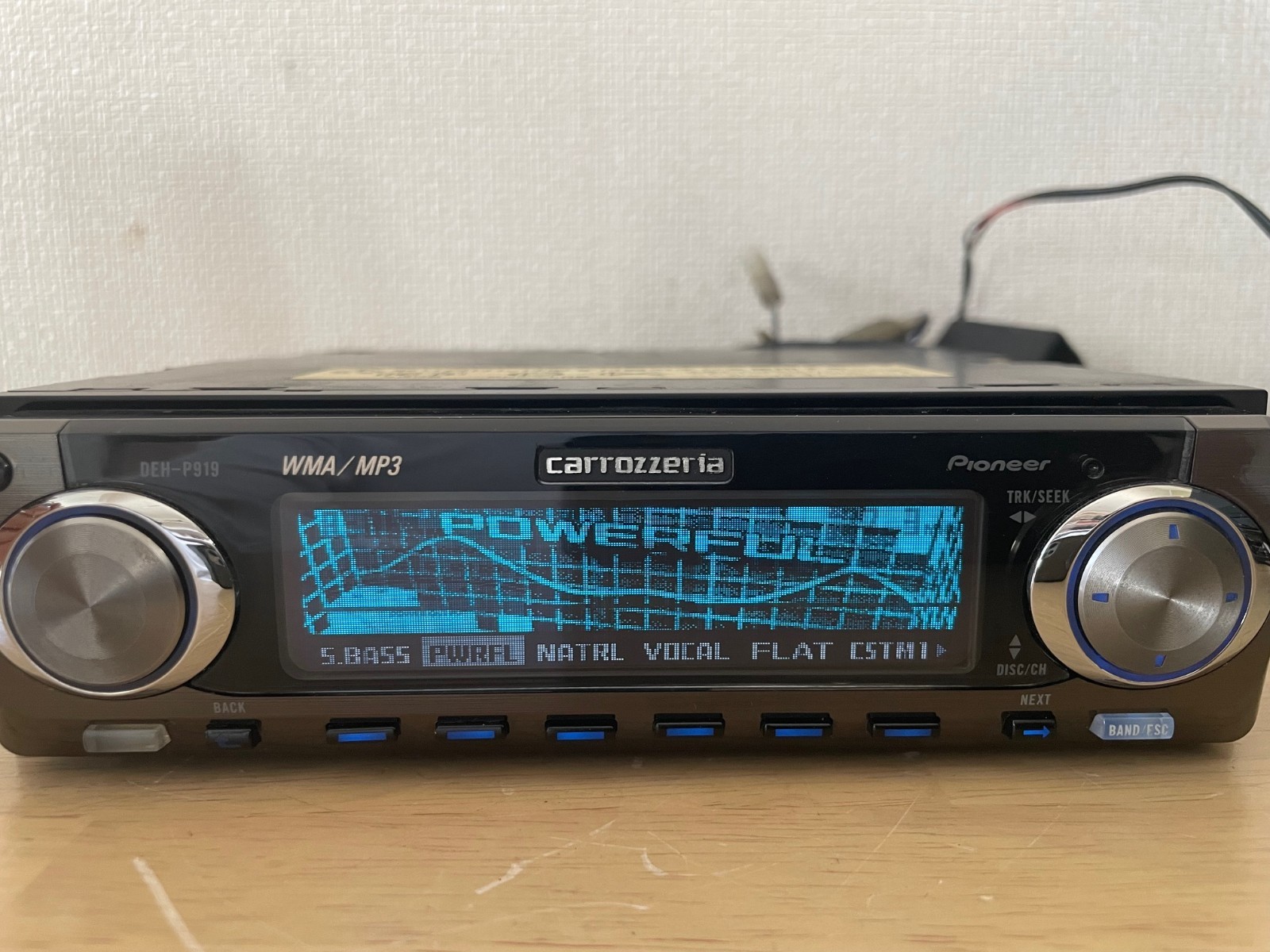 Pioneer Carrozzeria DEH-P919 1Din Car Audio CD Bluetooth Player Concert Hall