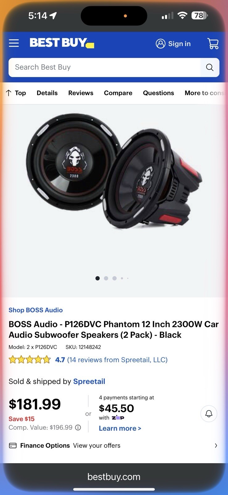 Car Audio Stereo Rockford Fosgate, CT Sound, Boss Audio