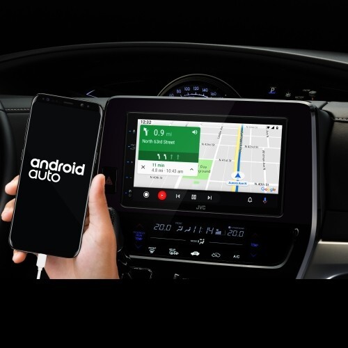JVC KW-M560BT 2-DIN Car Stereo, Apple CarPlay/Android Auto, SXM, w Backup Camera