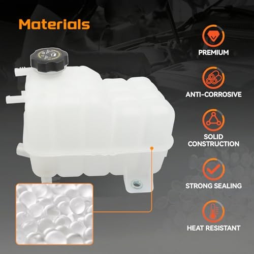 Coolant Reservoir with Cap for 2000 2001 2002 2003 2004 2005 2006 for Chevy
