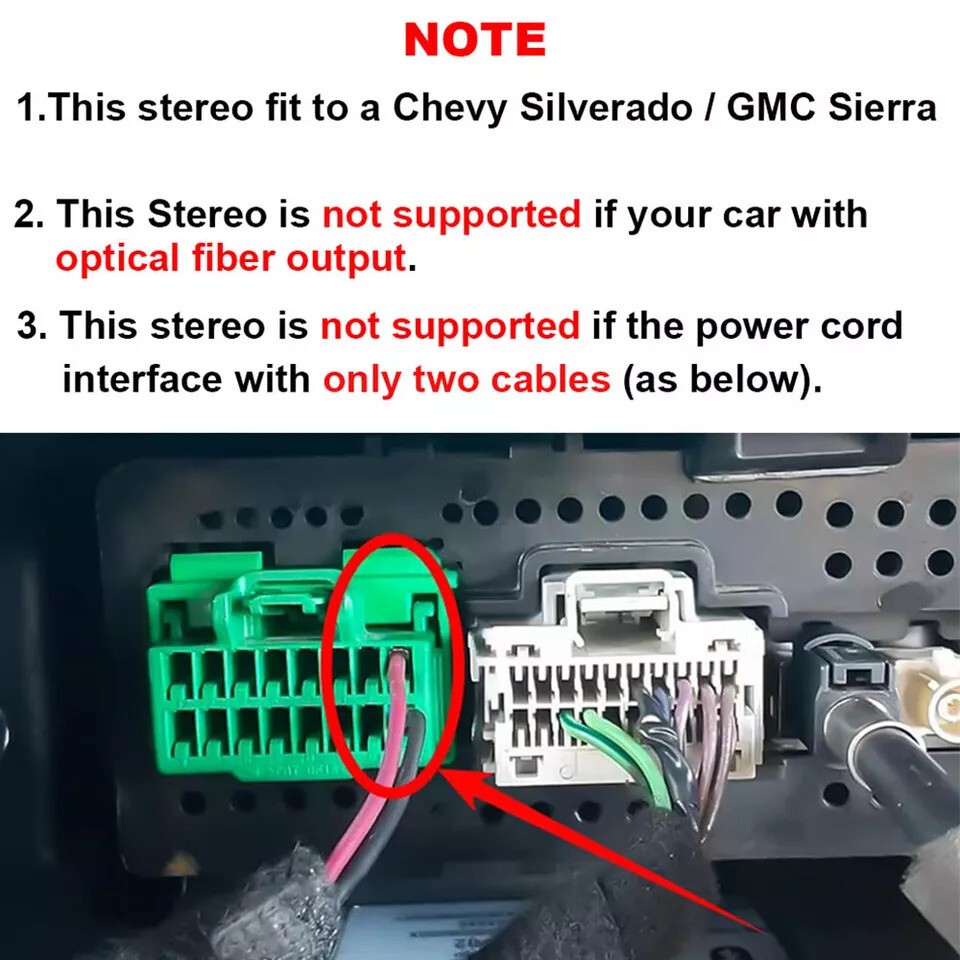 For Chevrolet Silverado GMC Sierra 2013-2019 Carplay Android 15 Car Stereo Radio