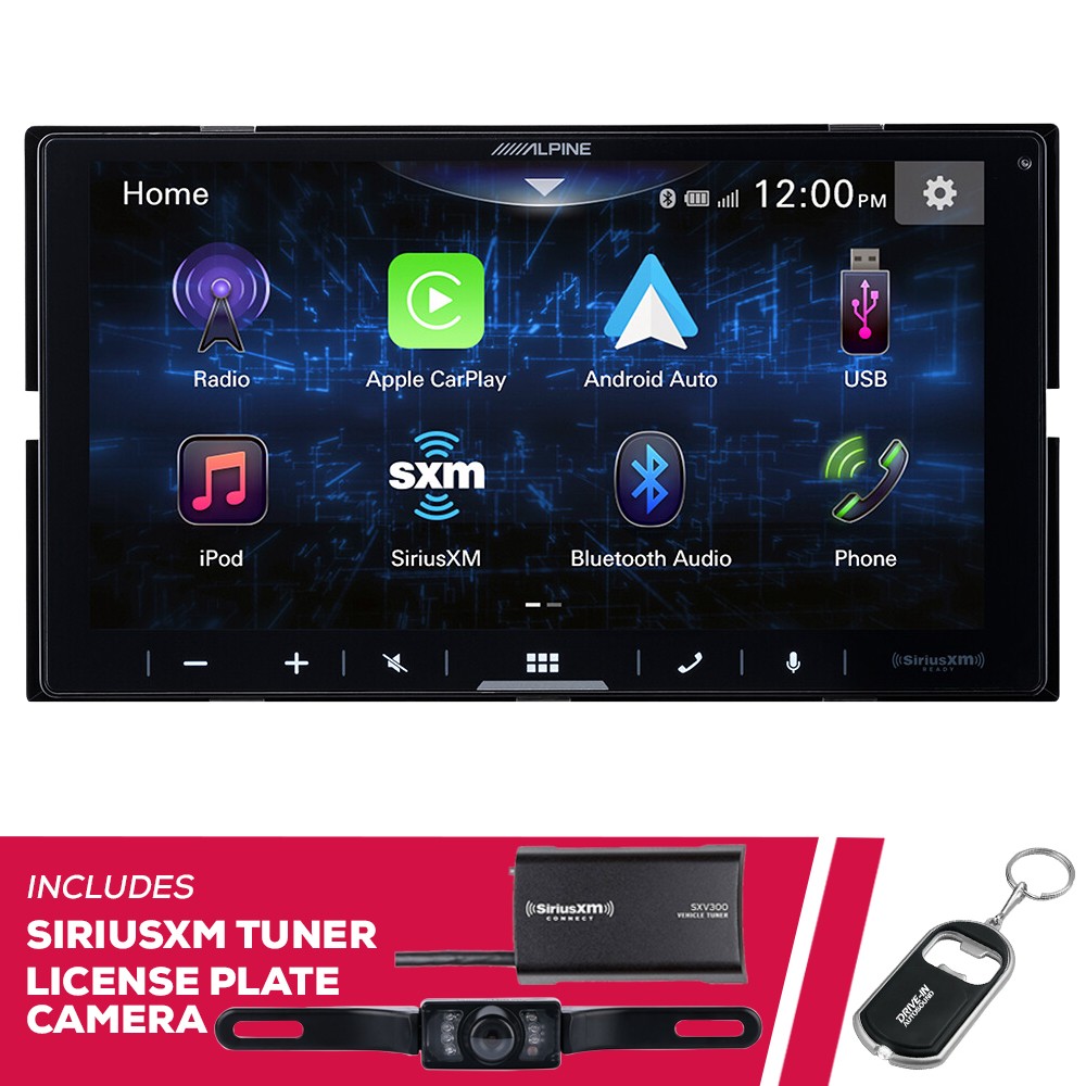 Alpine ILX-W770 6.75″ Multimedia w/ SiriusXM Tuner & License Plate Camera