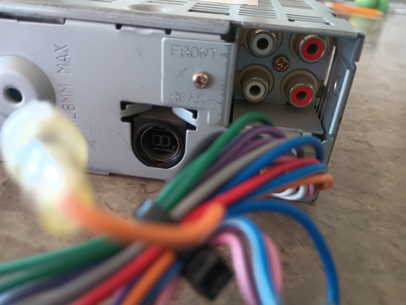 Vintage Alpine CDA-7839 CD Receiver w/ Wiring Harness Tested & Works