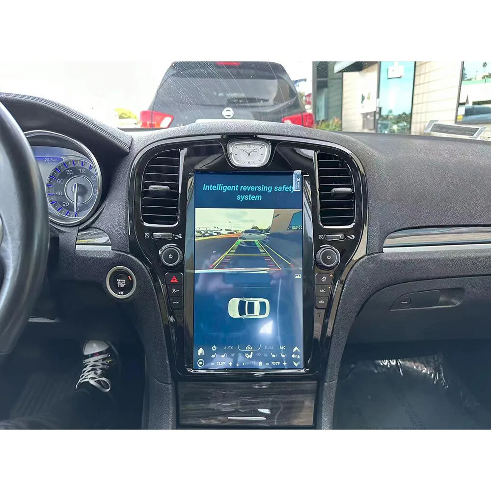 13.3″ Android 12.0 Tesla Style Car Gps Navigation For Chrysler 300c 300s 8+128g