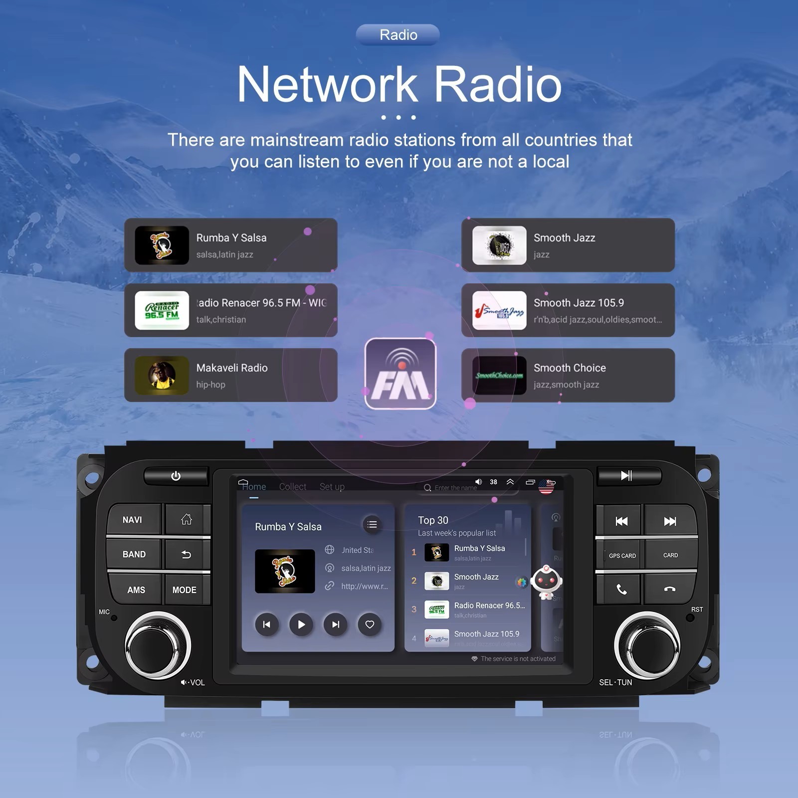 For Jeep Wrangler Dodge Ram Chrysler Android Car Stereo Radio GPS Navi Carplay