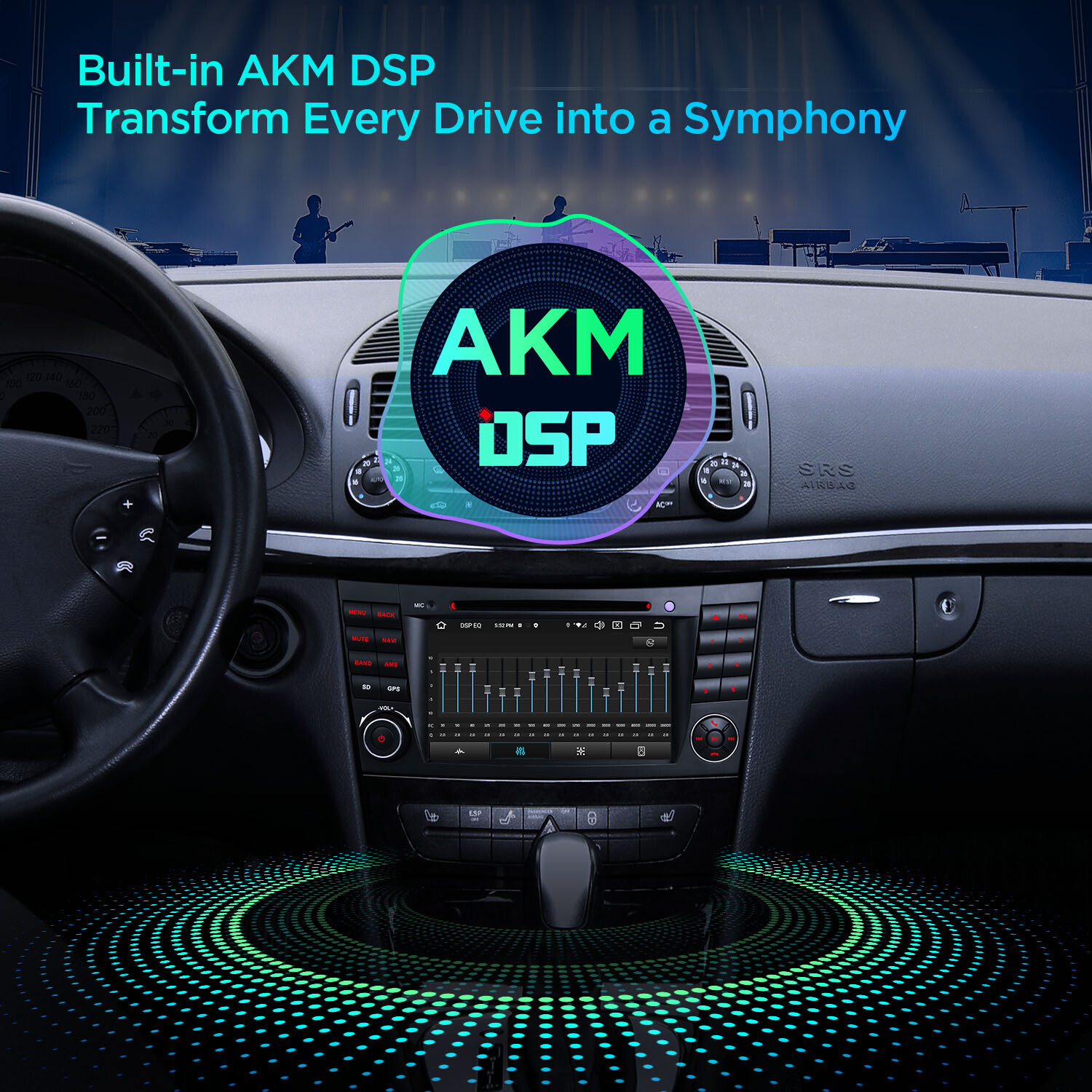 Android 13 8Core Car Stereo DVD Radio GPS For Mercedes Benz E-W211 E350 CLS-W219